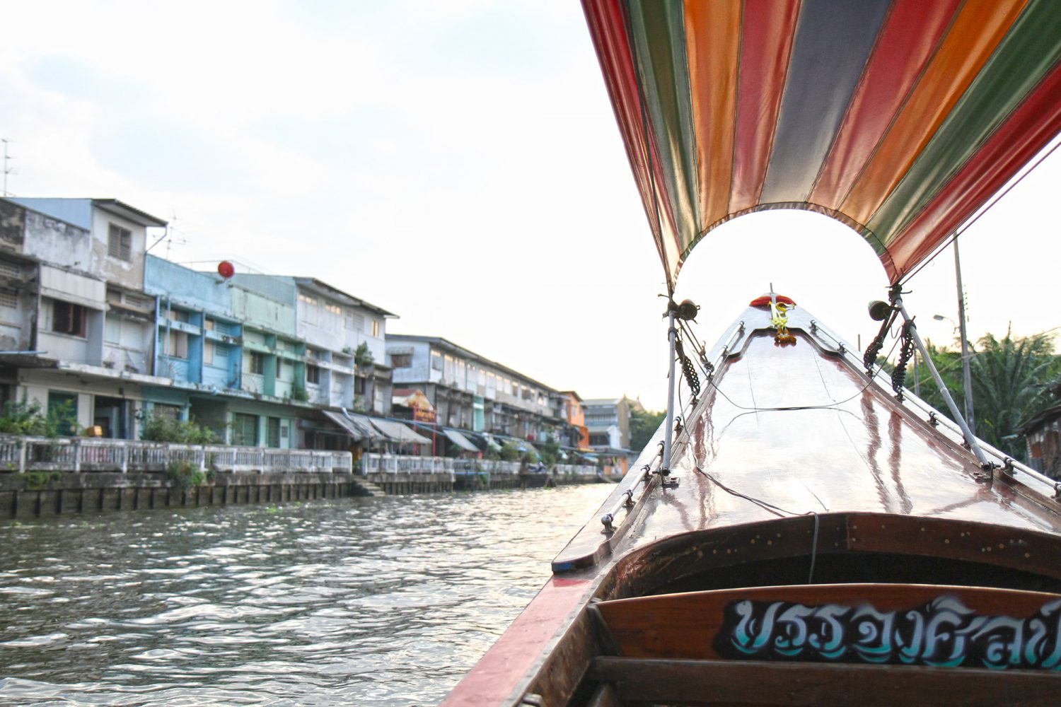 Balade en bateau long tail à Bangkok