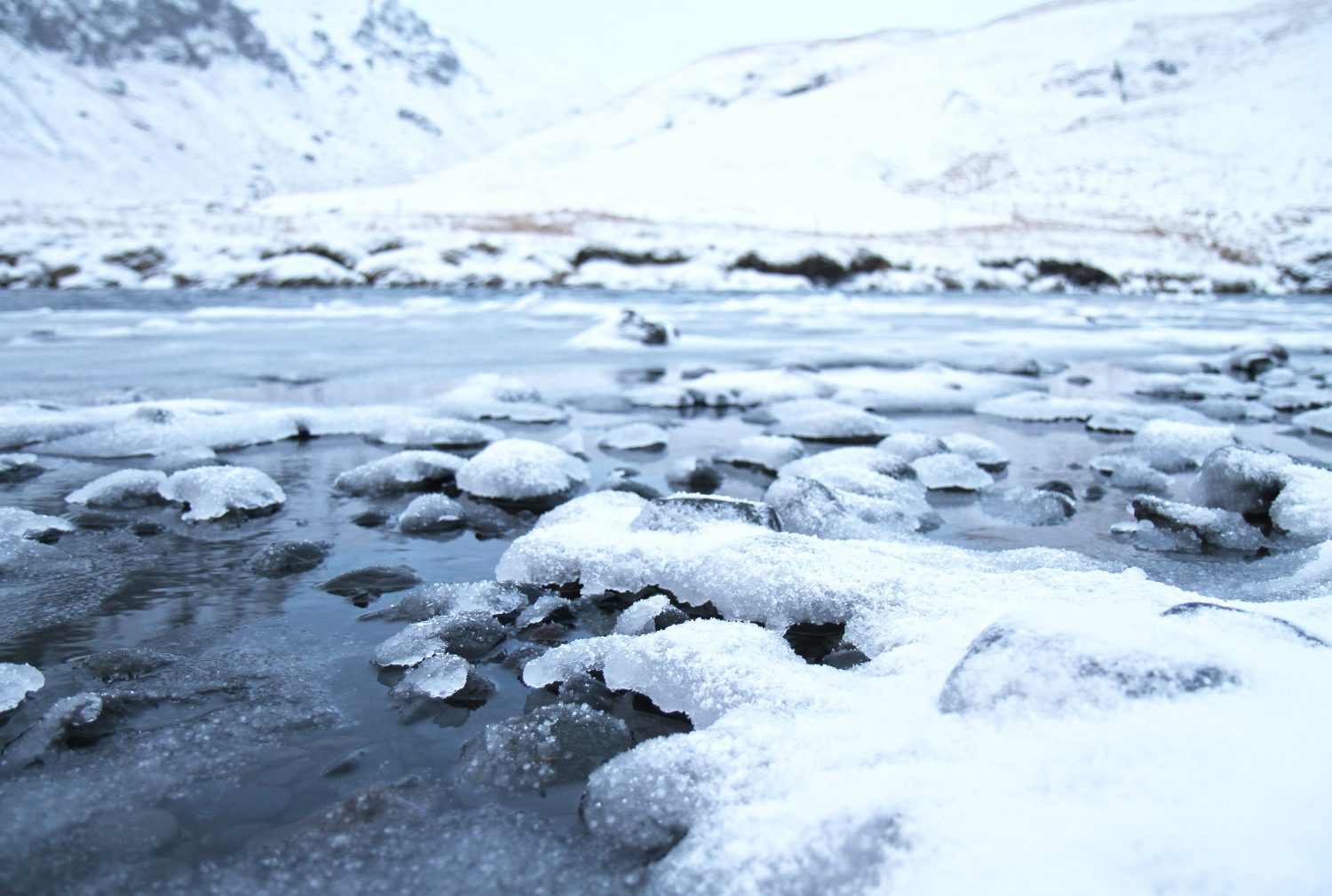 neige en islande en hiver