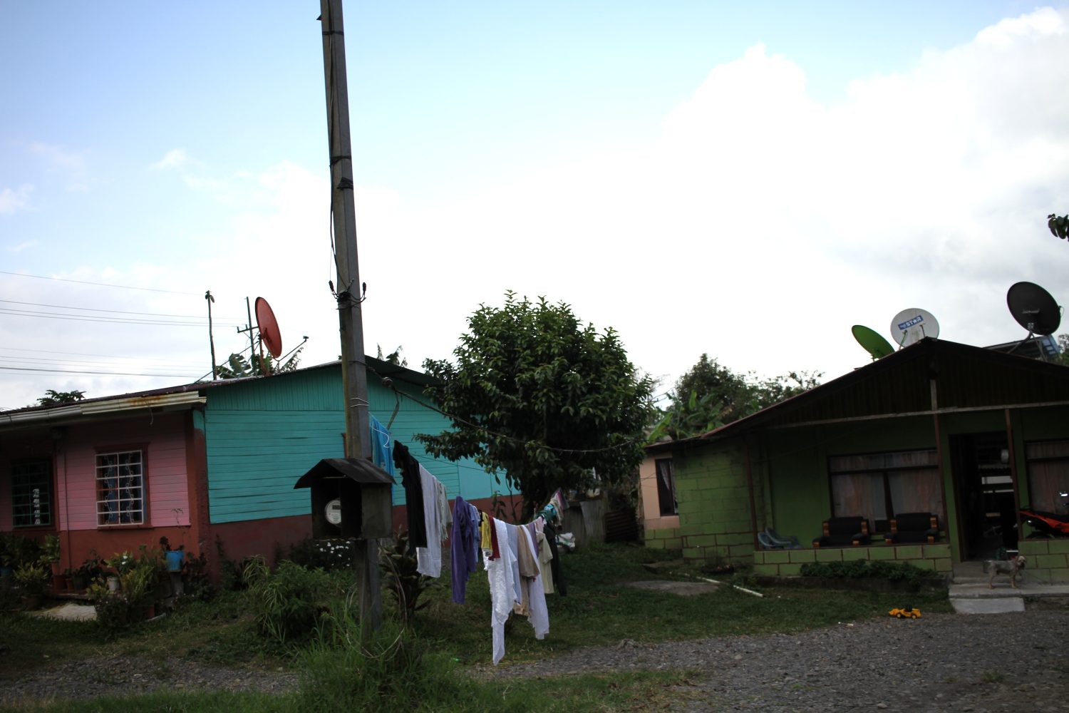 maisons colorées du costa rica