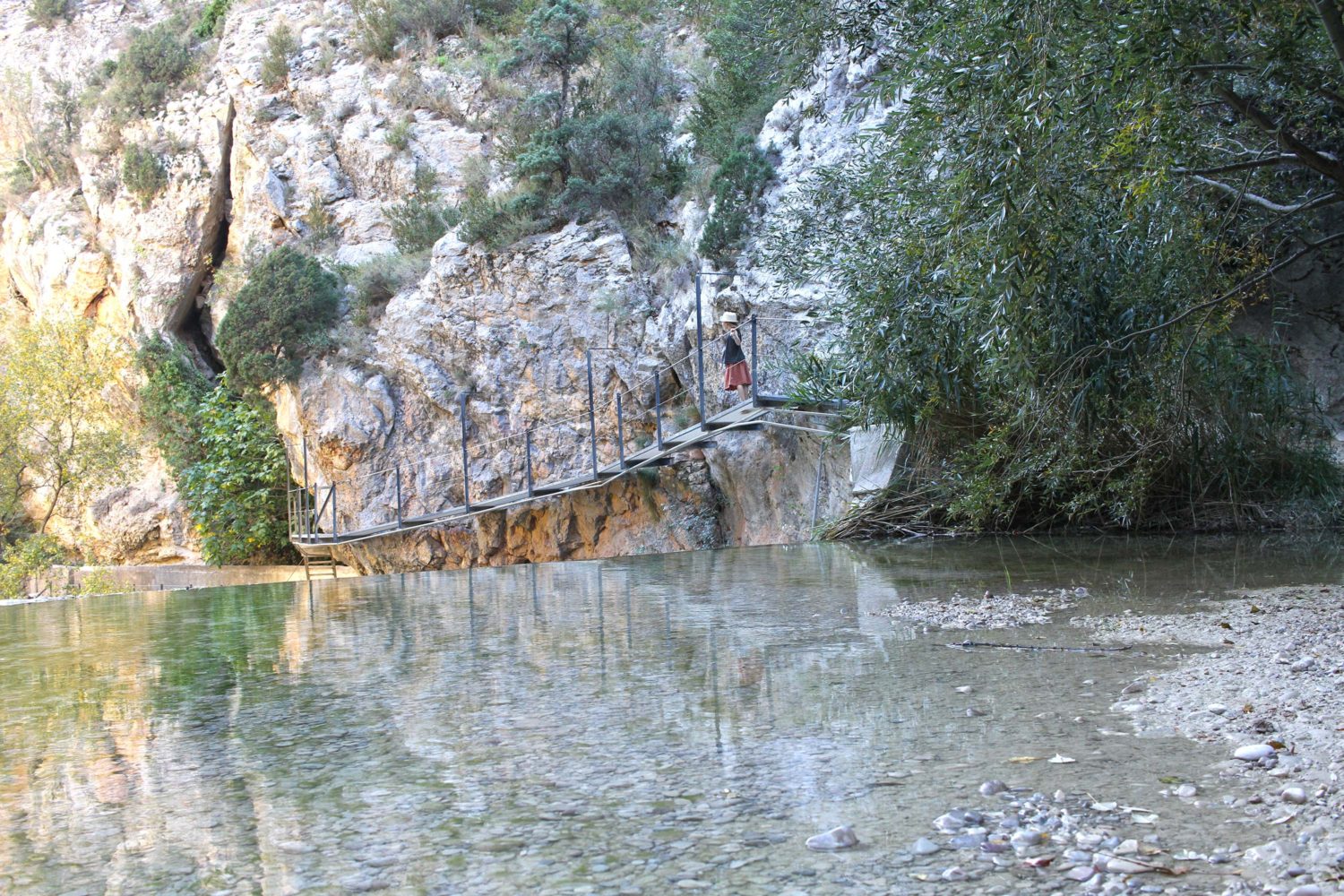 passerelle rio vero Alquezar 