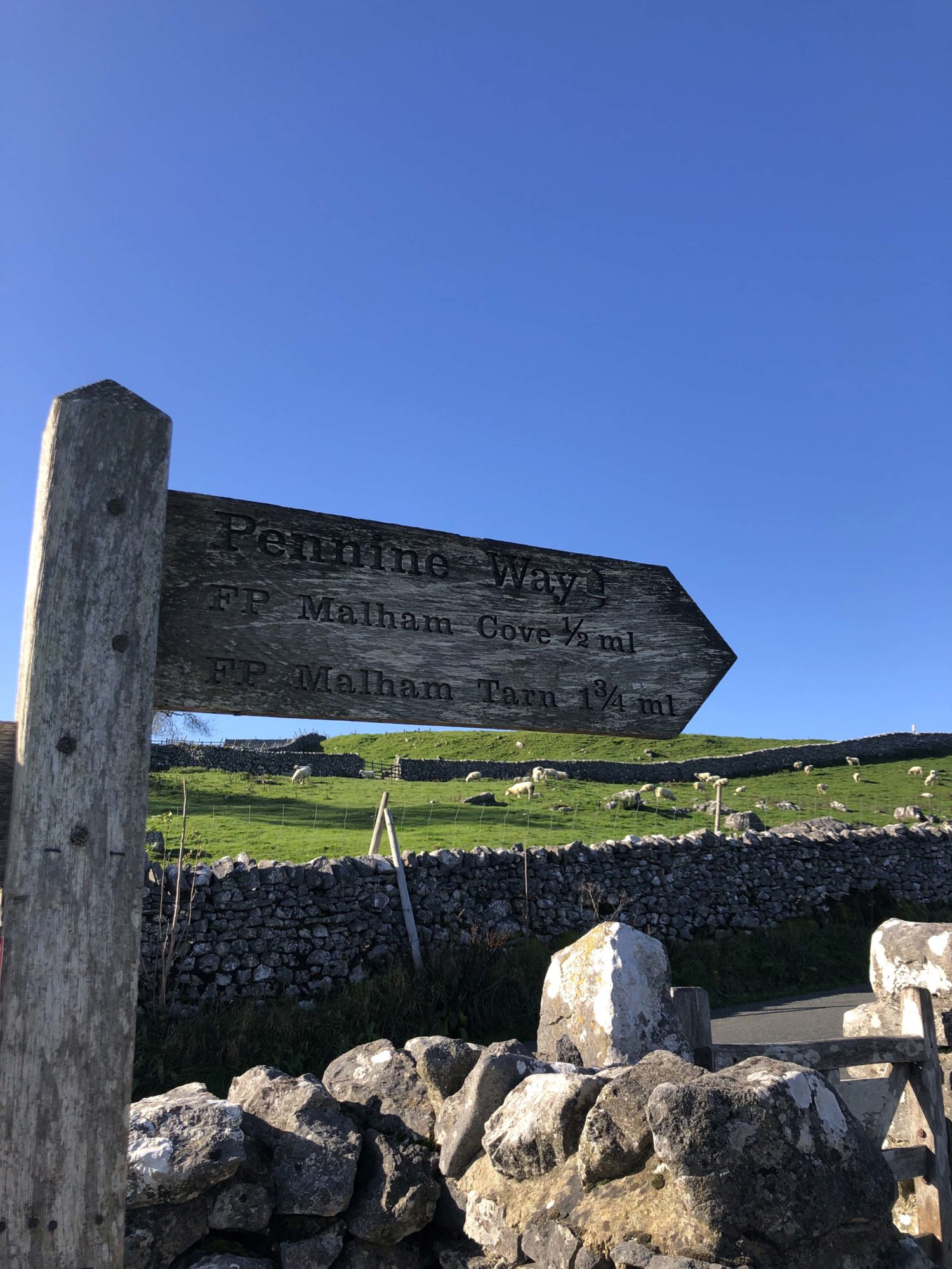 Yorkshire dales public footpaths