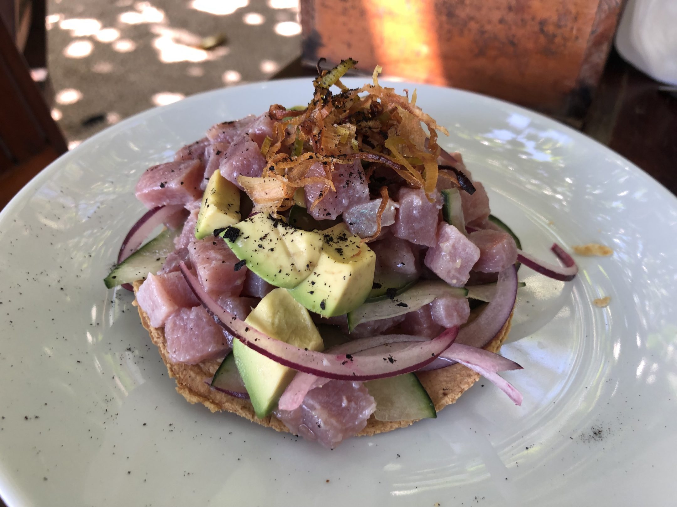 tostadas la playita Bacalar