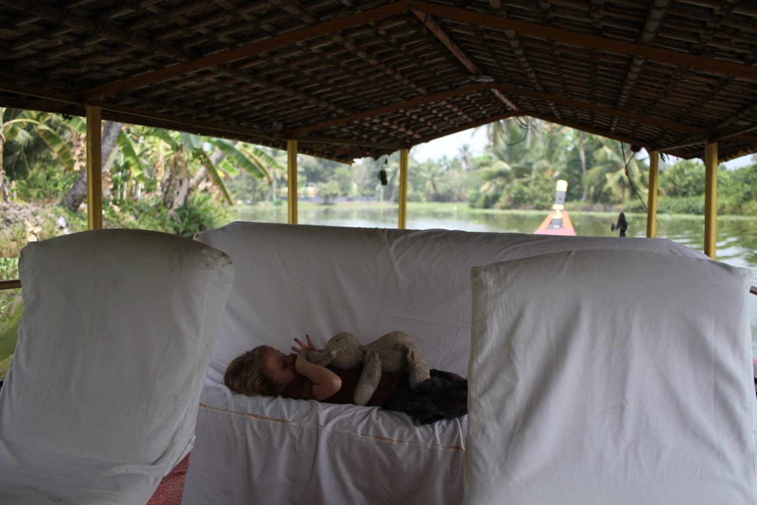 Les backwaters, Kerala, Inde