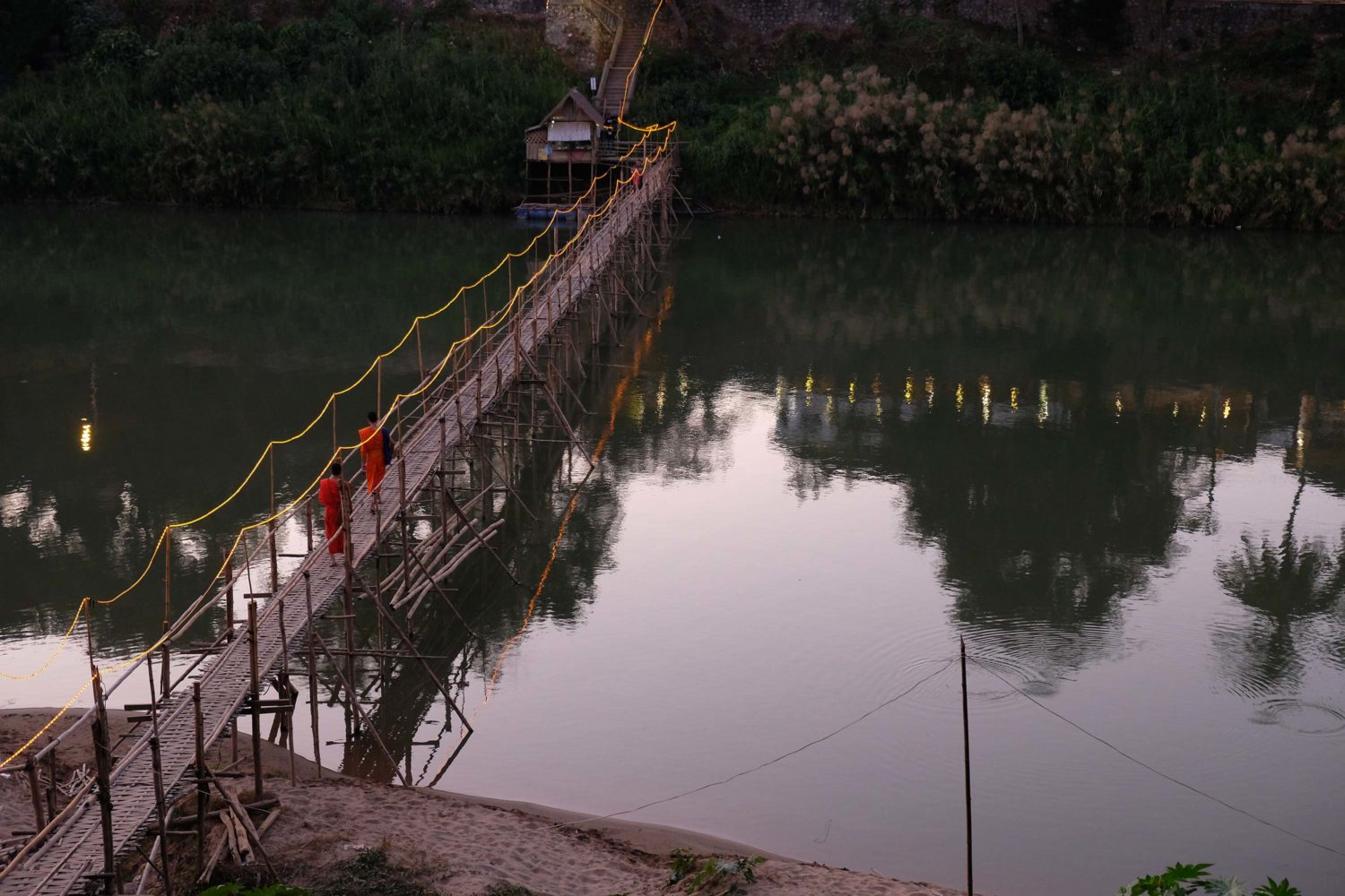 pont de bambou Luang prabang 