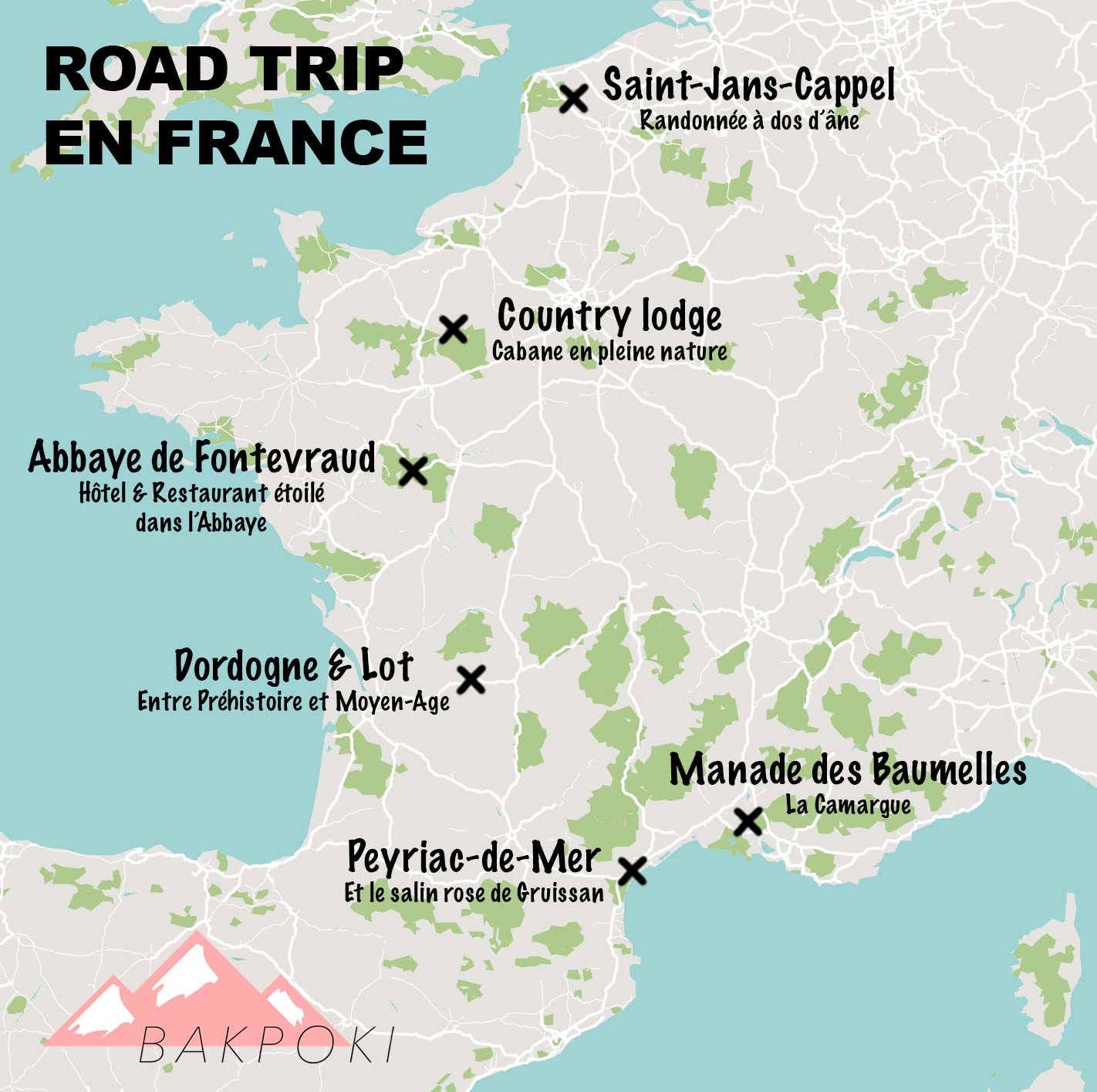 road trip en France