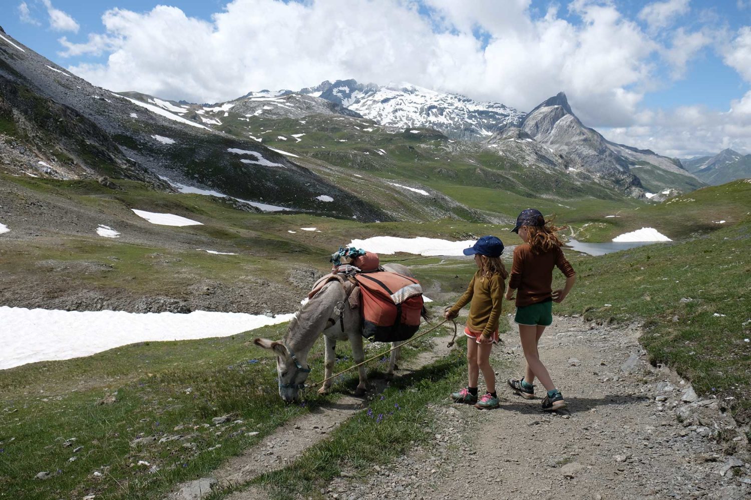 randonnée avec un âne col du Palet 