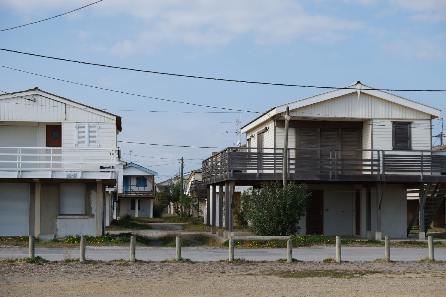 Quartier des chalets Gruissan road trip en van