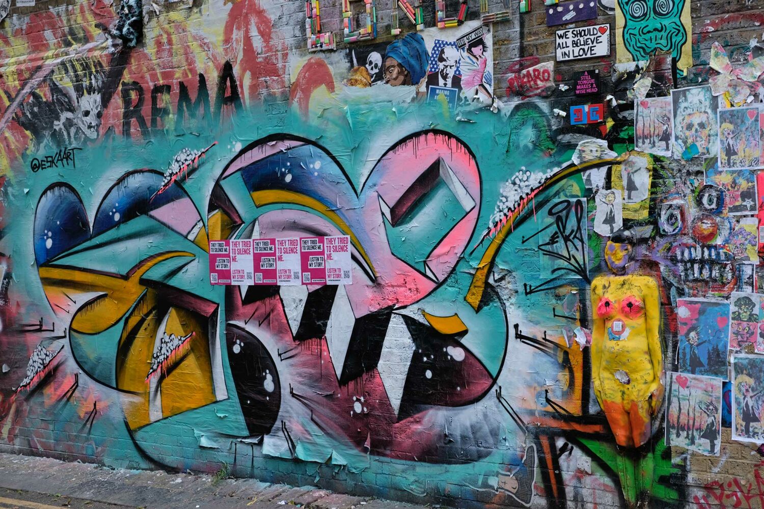 bricklane londres tags graffitis murs